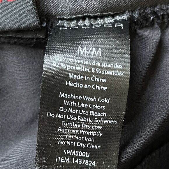 SPYDER Shorts Mens Medium M Gray Active Performance Lightweight Pockets Stretch - Picture 8 of 8